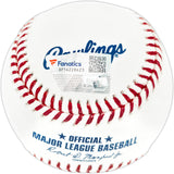 Ozzie Smith Autographed Official MLB Baseball St. Louis Cardinals "HOF 02" Fanatics Holo Stock #267876