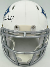 Mike Vrabel Autographed New England Patriots White Rivalries Speed Mini Helmet JSA Witness Stock #267909