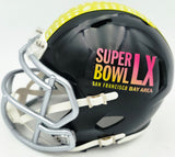 Ty Okada Autographed Seattle Seahawks Black Super Bowl LX Logo Speed Mini Helmet MCS Holo Stock #267935