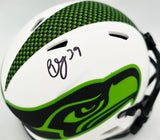 Ty Okada Autographed Seattle Seahawks Lunar Eclipse White Speed Mini Helmet MCS Holo Stock #267936