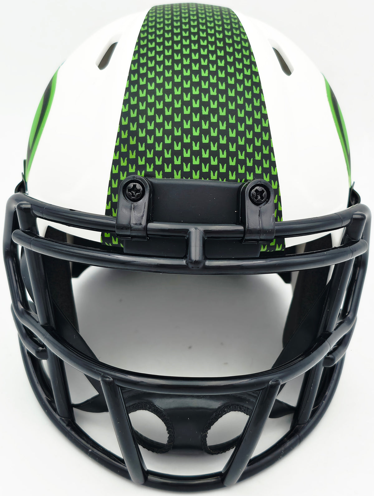 Ty Okada Autographed Seattle Seahawks Lunar Eclipse White Speed Mini Helmet MCS Holo Stock #267936