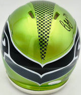 Ty Okada Autographed Seattle Seahawks Flash Green Speed Mini Helmet MCS Holo Stock #267937