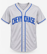 Fletch Chevy Chase Autographed Gray Jersey Beckett BAS QR Stock #267948