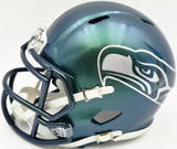 Mike Macdonald Autographed Seattle Seahawks Rivalries Speed Mini Helmet Beckett BAS Witness Stock #267796