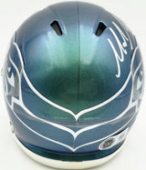 Mike Macdonald Autographed Seattle Seahawks Rivalries Speed Mini Helmet Beckett BAS Witness Stock #267796