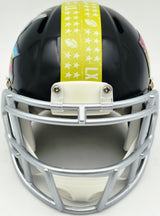 Mike Macdonald Autographed Seattle Seahawks Black Super Bowl LX Logo Speed Mini Helmet Beckett BAS Witness Stock #267797
