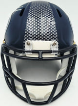 Mike Macdonald Autographed Seattle Seahawks Blue Speed Mini Helmet Beckett BAS Witness Stock #267799