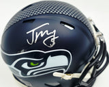 Jason Myers Autographed Seattle Seahawks Blue Super Bowl LX Champions Logo Speed Mini Helmet MCS Holo Stock #267830