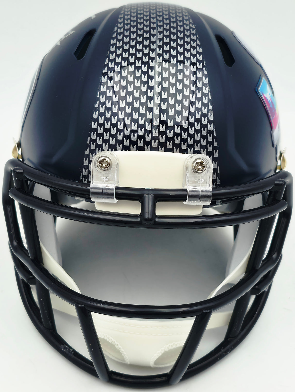 Jason Myers Autographed Seattle Seahawks Blue Super Bowl LX Champions Logo Speed Mini Helmet MCS Holo Stock #267830