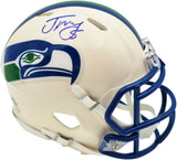 Jason Myers Autographed Seattle Seahawks Cream Retro Speed Mini Helmet MCS Holo Stock #267833