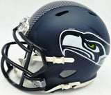 Michael Dickson Autographed Seattle Seahawks Blue Speed Mini Helmet MCS Holo Stock #267839
