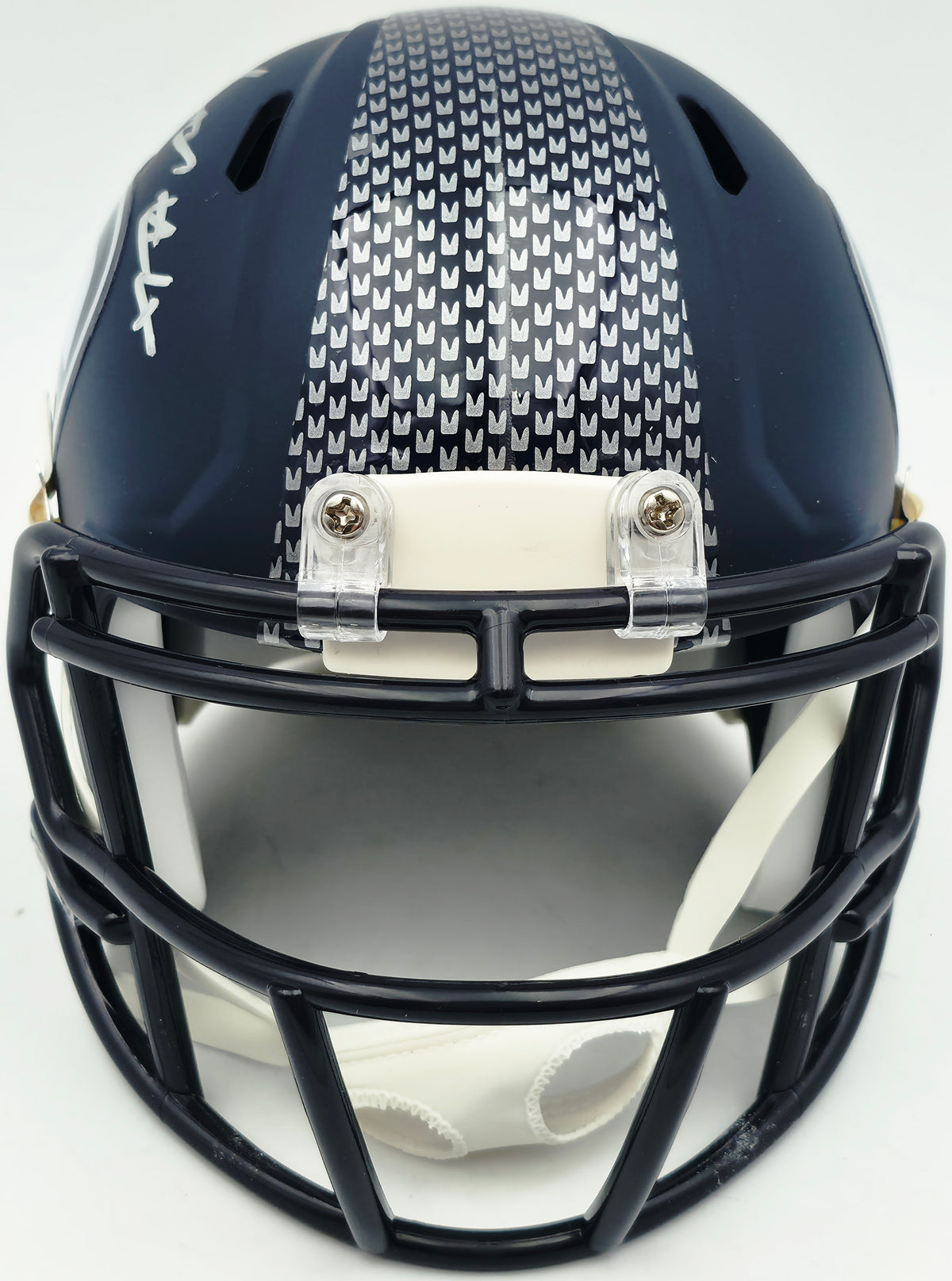 Michael Dickson Autographed Seattle Seahawks Blue Speed Mini Helmet MCS Holo Stock #267839