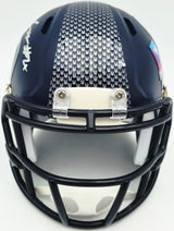 Michael Dickson Autographed Seattle Seahawks Blue Super Bowl LX Champions Logo Speed Mini Helmet MCS Holo Stock #267840