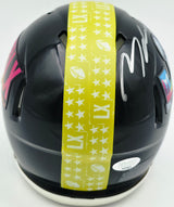 Michael Dickson Autographed Seattle Seahawks Black Super Bowl LX Logo Speed Mini Helmet MCS Holo Stock #267841