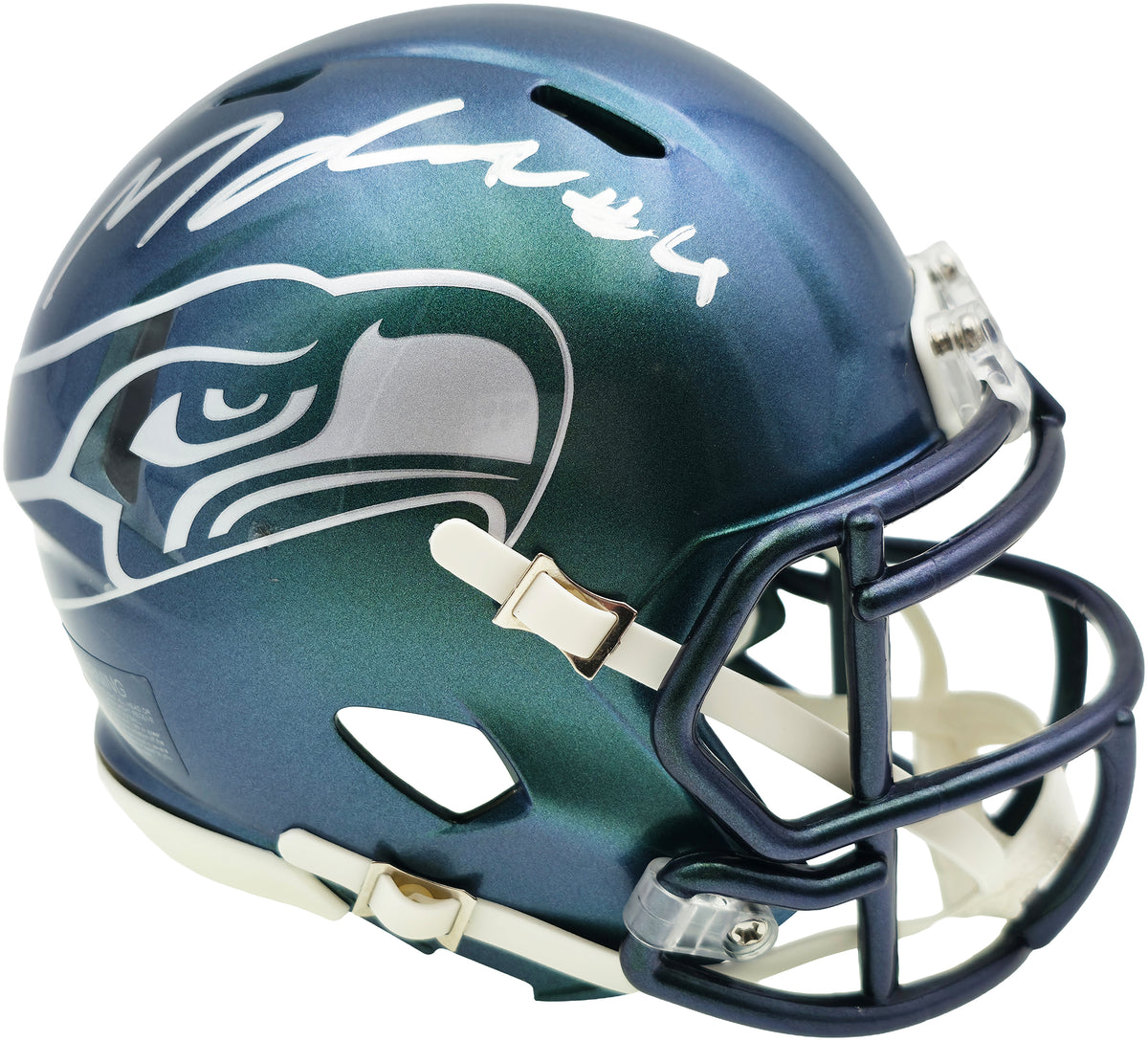 Michael Dickson Autographed Seattle Seahawks Rivalries Speed Mini Helmet MCS Holo Stock #267842