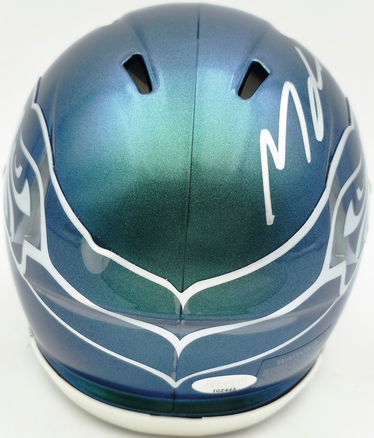 Michael Dickson Autographed Seattle Seahawks Rivalries Speed Mini Helmet MCS Holo Stock #267842