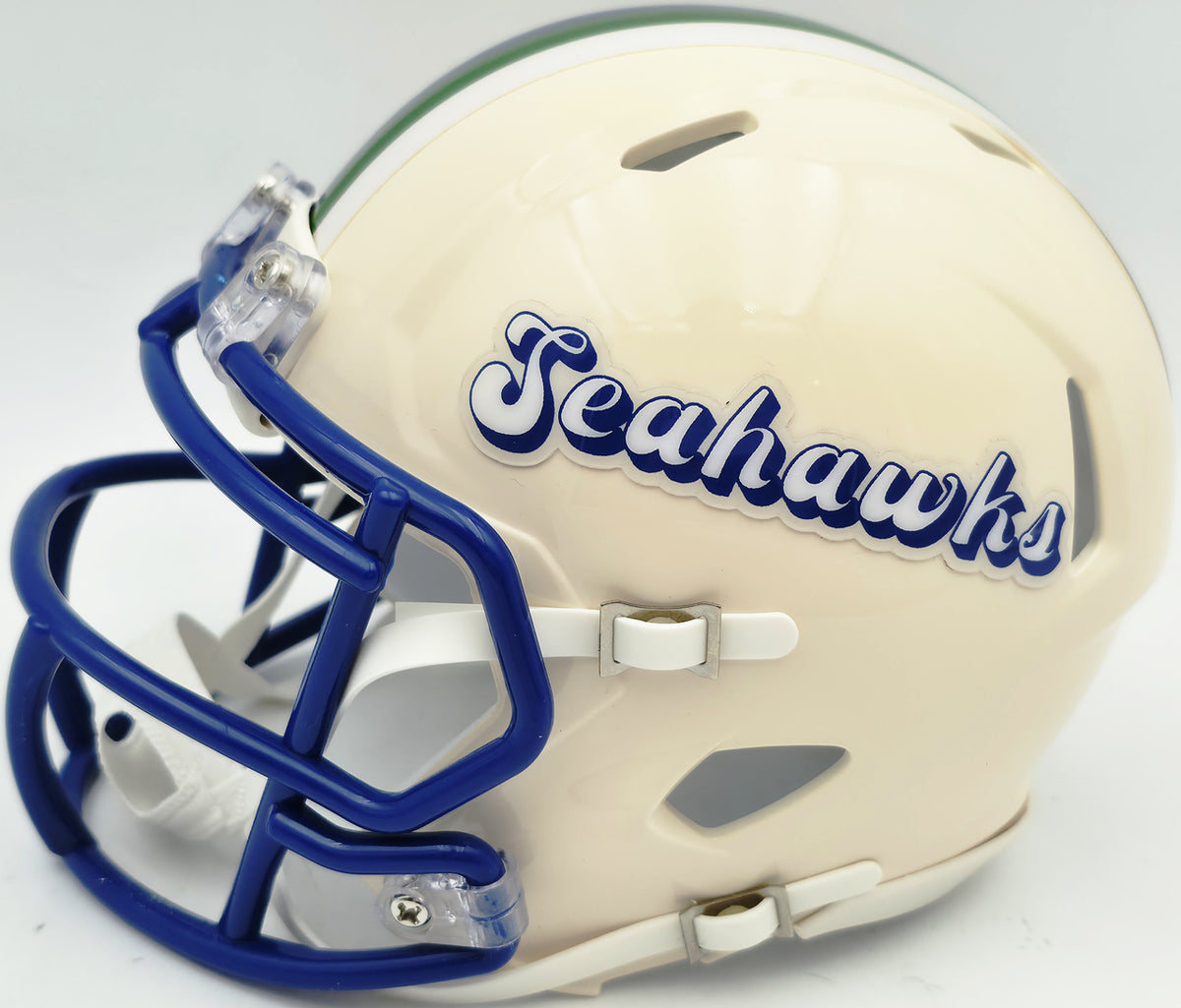 Michael Dickson Autographed Seattle Seahawks Cream Retro Speed Mini Helmet MCS Holo Stock #267843