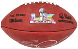 Sam Darnold Autographed Seattle Seahawks Official Super Bowl LX Logo Leather Football Beckett BAS Witness Stock #267770