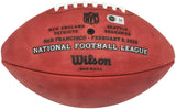 Sam Darnold Autographed Seattle Seahawks Official Super Bowl LX Logo Leather Football Beckett BAS Witness Stock #267770