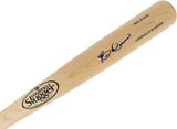 Eric Davis Autographed Blonde Louisville Slugger Pro Stock Bat Cincinnati Reds Beckett BAS Witness Stock #267564