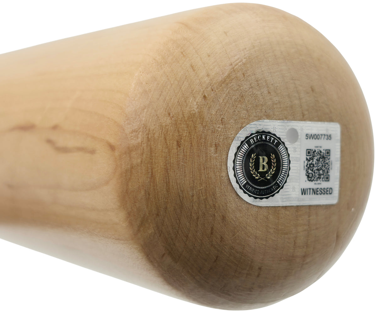 Eric Davis Autographed Blonde Louisville Slugger Pro Stock Bat Cincinnati Reds Beckett BAS Witness Stock #267564