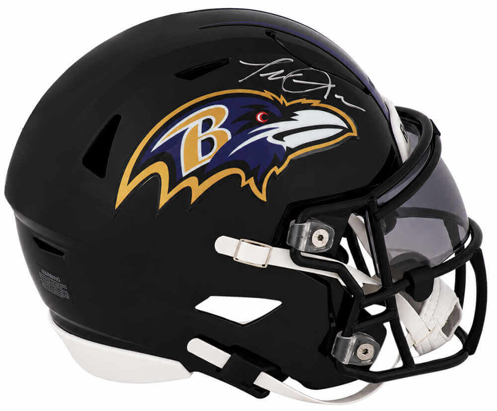 Terrell Suggs Signed Baltimore Ravens Riddell Mid-Size (MIDI) SpeedFlex Helmet