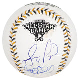 Ichiro Suzuki & Jose Lopez Dual Signed Rawlings 2006 All Star Game Logo Baseball - (Beckett)