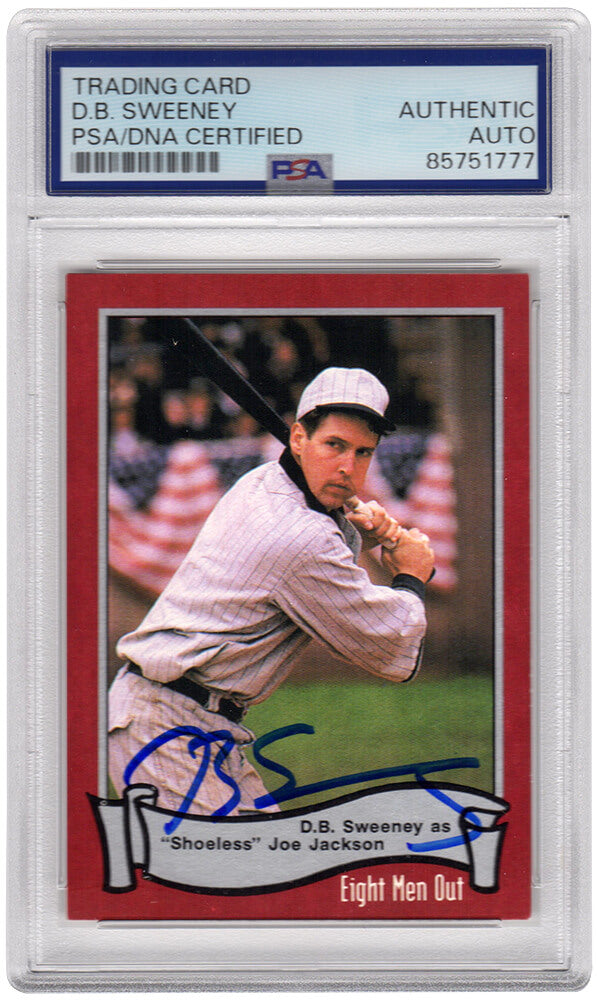 D.B. Sweeney Signed Eight Men Out Shoeless Joe 1988 Pacific Trading Card #13 - (PSA Encapsulated)