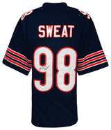 Montez Sweat Signed Navy Custom Football Jersey - (JSA)