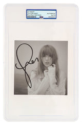 Taylor Swift Signed 'The Tortured Poets Department' 5x5 CD Insert - (PSA/DNA Encapsulated)