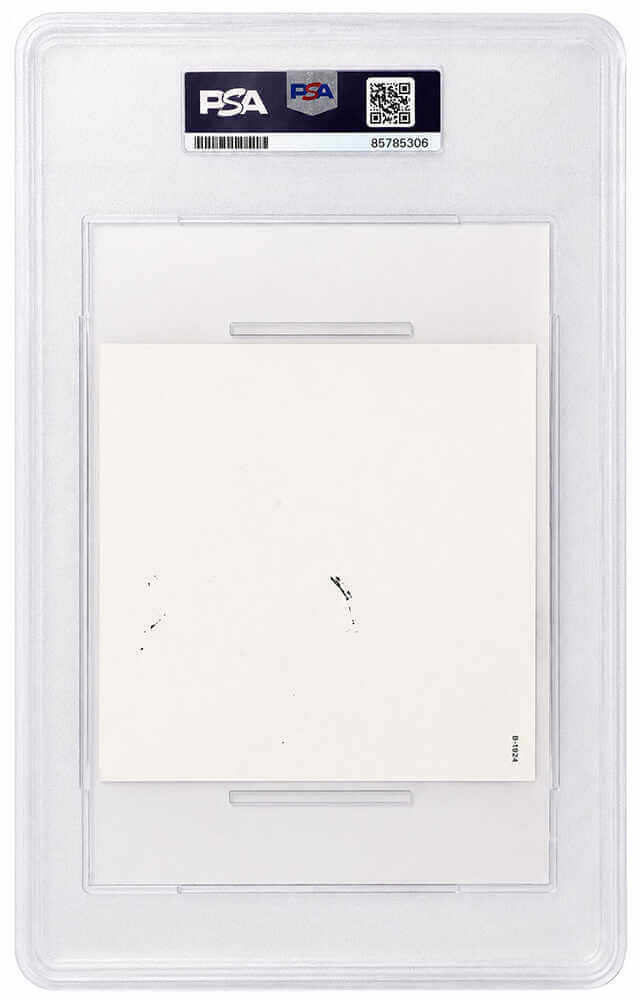 Taylor Swift Signed 'Life Of A Showgirl' (Laying Down) 5x5 CD Insert w/Heart - (PSA/DNA Encapsulated)