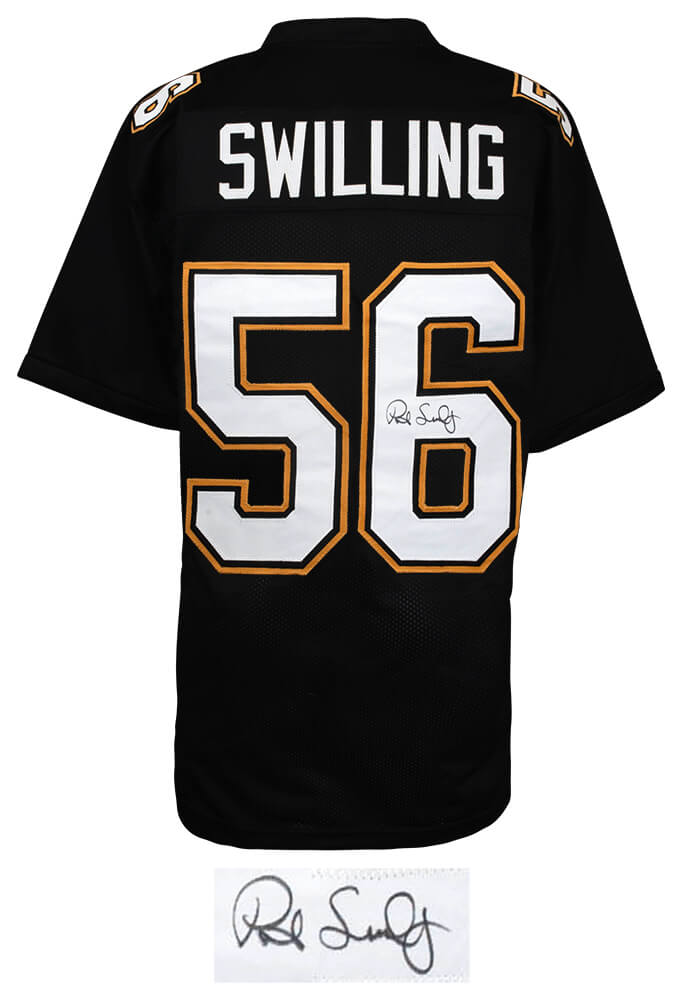 Pat Swilling Signed Black Custom Football Jersey