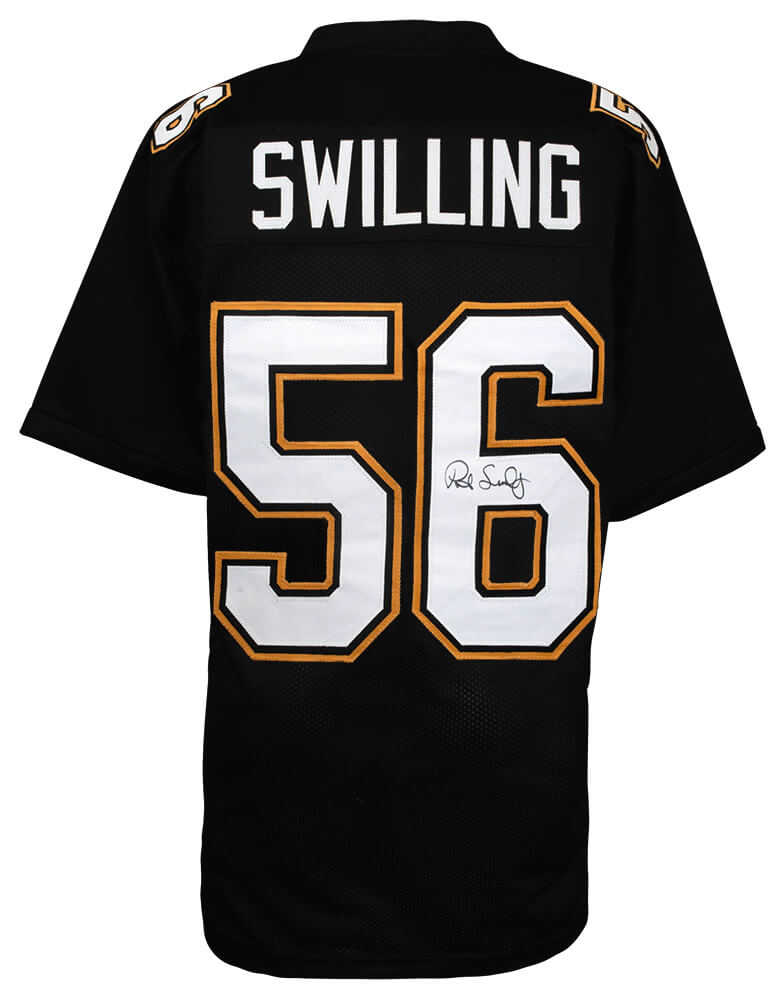 Pat Swilling Signed Black Custom Football Jersey