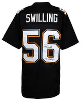 Pat Swilling Signed Black Custom Football Jersey w/91 DPOY