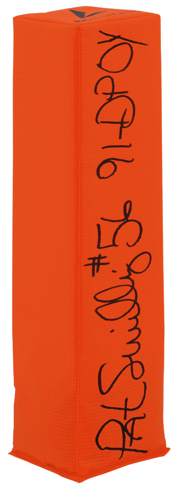 Pat Swilling Signed BSN Orange Endzone Football Pylon w/91 DPOY