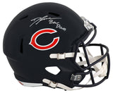 D'Andre Swift Signed Chicago Bears Riddell Full Size Speed Replica Helmet w/Bear Down