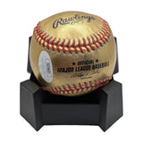 Sammy Sosa Signed Authentic Gold MLB Baseball Cubs