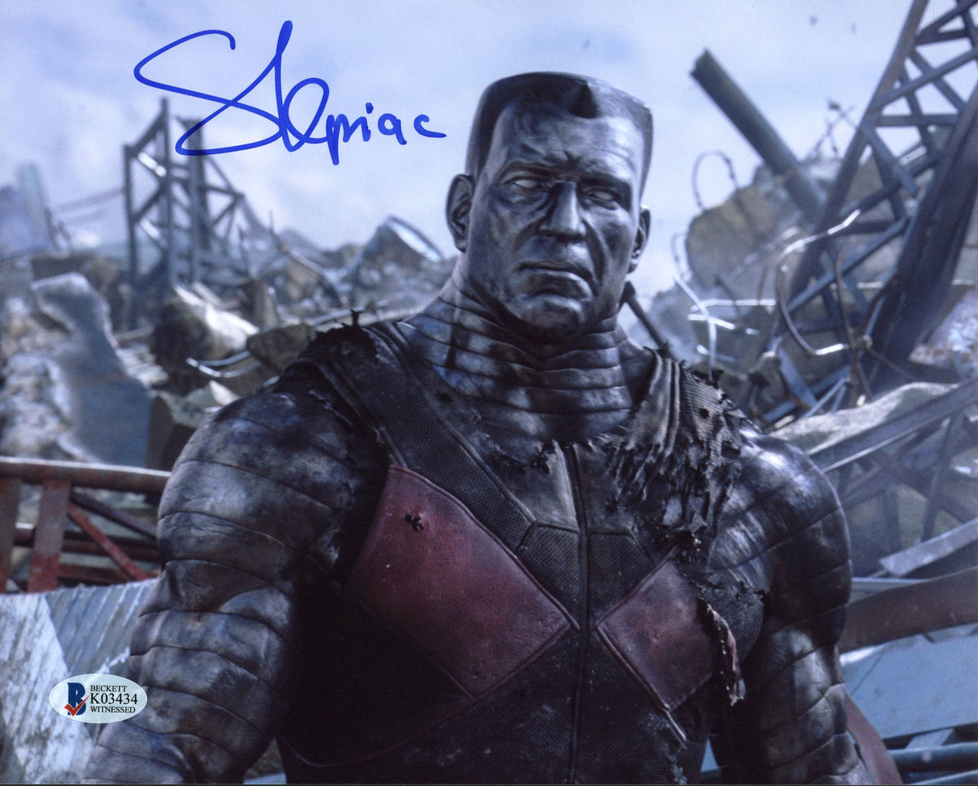 Stefan Kapicic Deadpool Authentic Signed 8x10 Photo Autographed BAS Witnessed 7