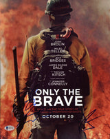 Taylor Kitsch & Geoff Stults Only the Brave Signed 11x14 Photo BAS #D07311