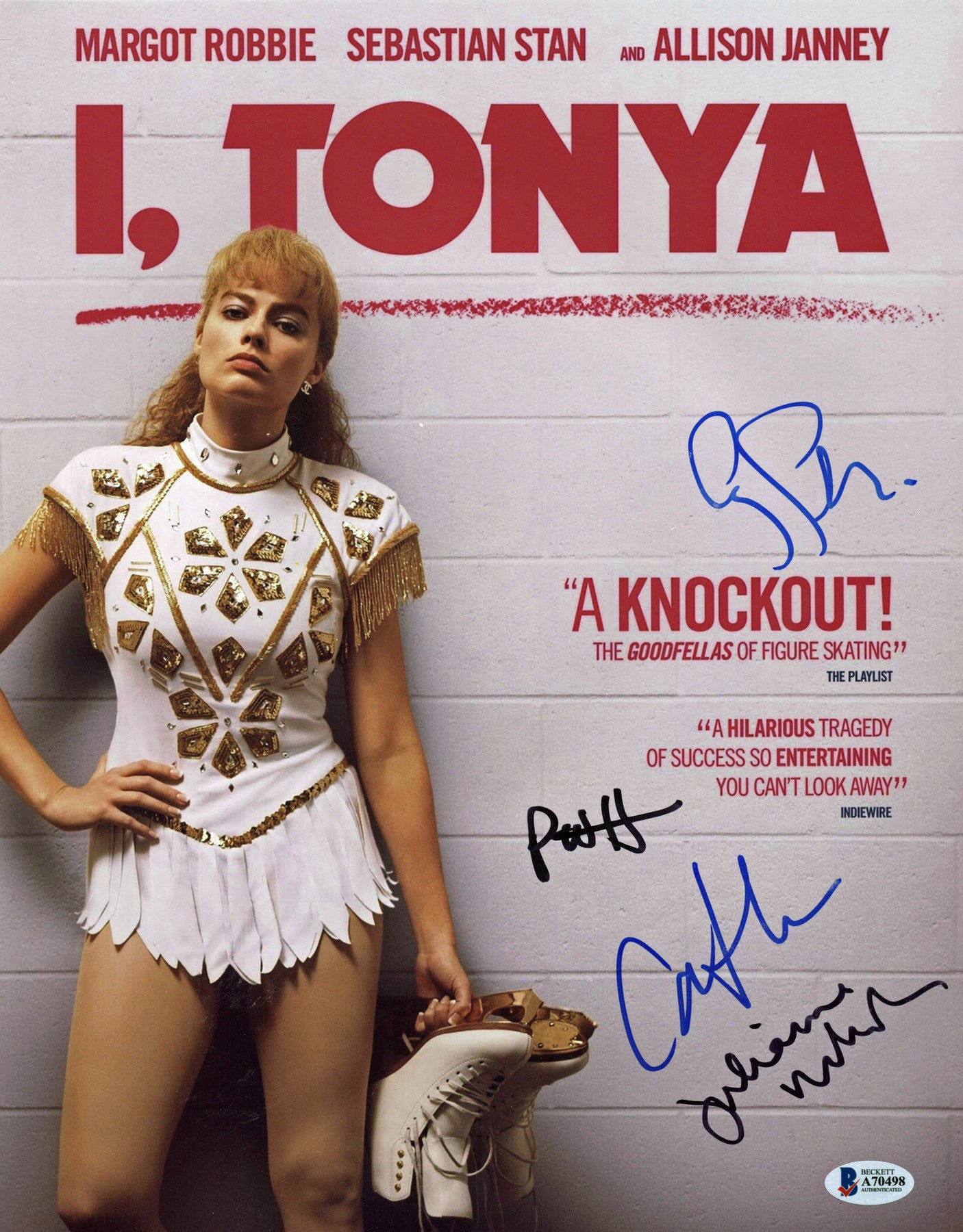 I, Tonya (4) Carver, Hauser, Nicholson, Gillespie Signed 11x14 Photo BAS #A70498