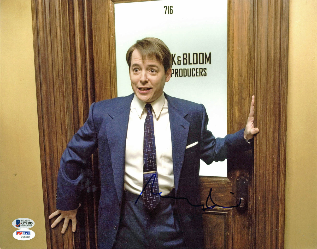 Matthew Broderick The Producers Authentic Signed 11x14 Photo BAS #G74185