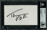 Traa Daniels P.O.D. Authentic Signed 3x5 Index Card BAS #10224568