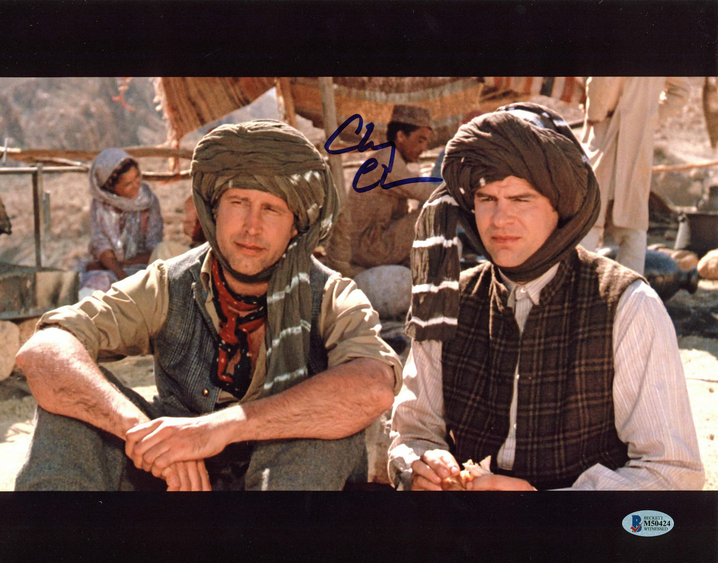 Chevy Chase Spies Like Us Authentic Signed 11x14 Photo BAS Witnessed 2