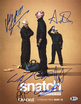 Snatch (Grint, Rakoff, Scott +3) Authentic Signed 11x14 Photo BAS #A85176