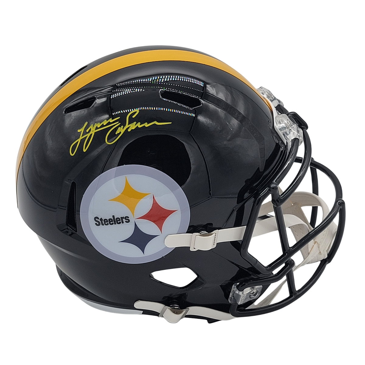 Lynn Swann Autographed Pittsburgh Steelers Speed Full Size Helmet Beckett Witnessed
