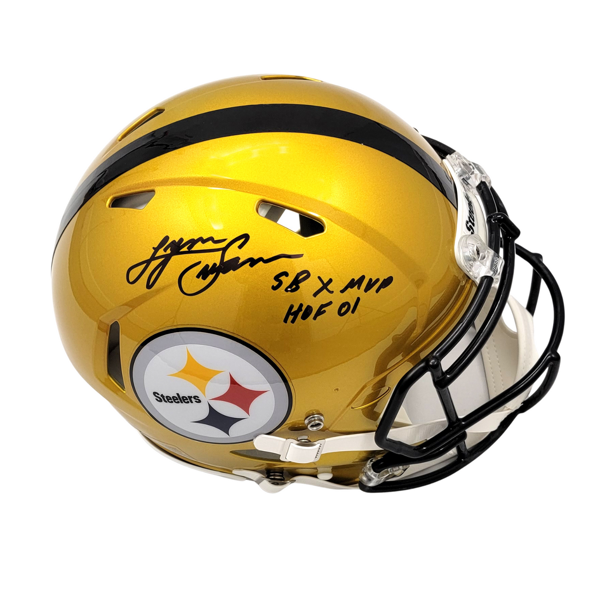 Lynn Swann Autographed/Inscribed "SB X MVP; HOF 01" Pittsburgh Steelers Flash Speed Authentic Helmet Beckett Witnessed