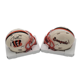 Carson Palmer Autographed Cincinnati Bengals RETRO Speed Mini Helmet Beckett Witnessed