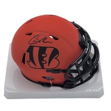 Carson Palmer Autographed Cincinnati Bengals RAVE Speed Mini Helmet Beckett Witnessed