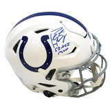 Peyton Manning Autographed/Inscribed "SB LXI MVP" Indianapolis Colts Speedflex Authentic Helmet Fanatics