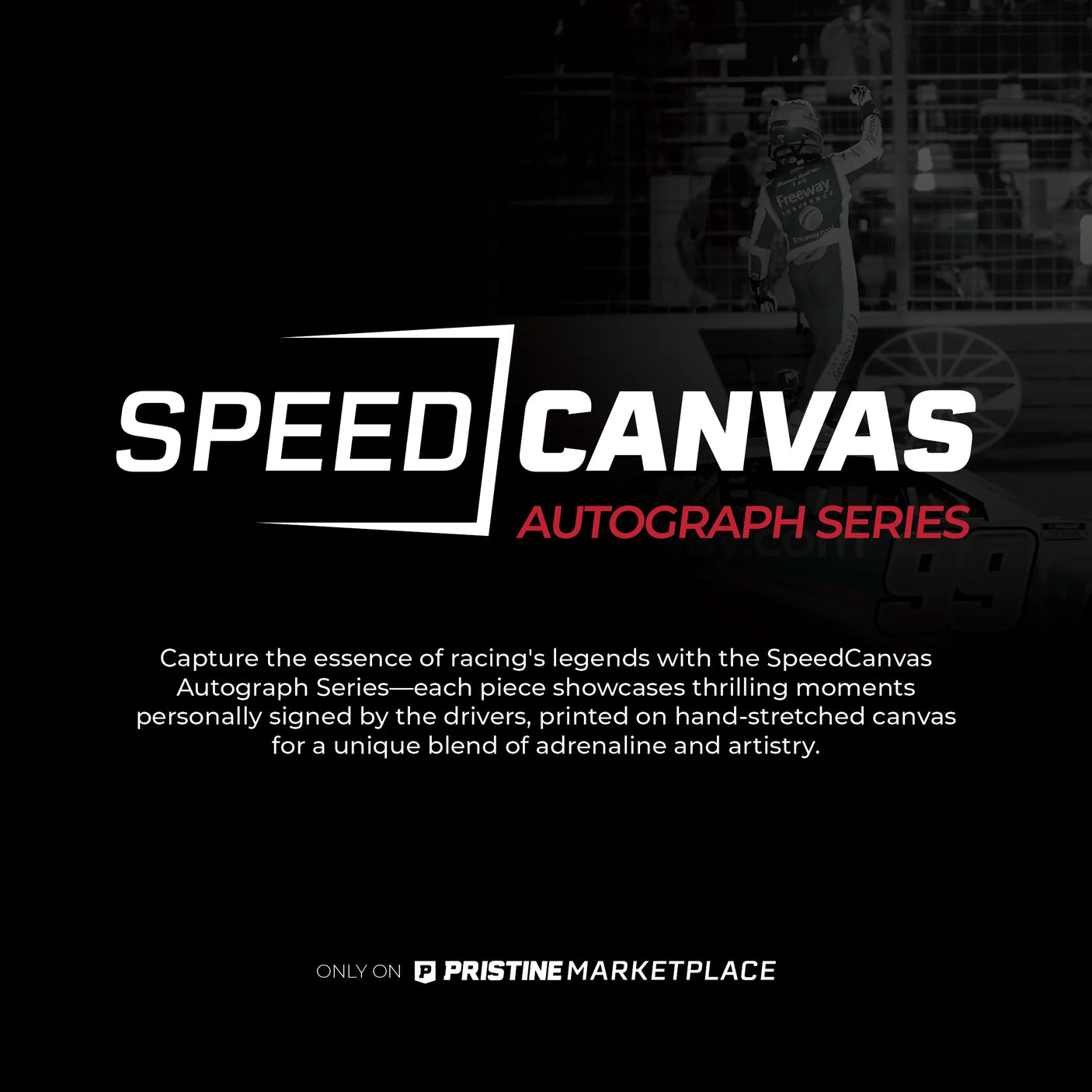 Ryan Preece Signed 2023 Daytona Wreck 20x30 Canvas Photo - SpeedCanvas